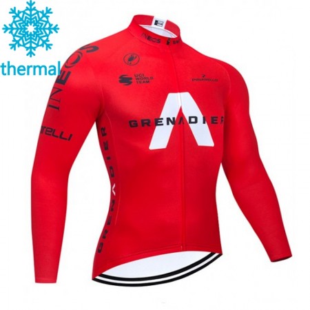 Maillot vélo 2021 Ineos Grenadiers Hiver Thermal Fleece N005